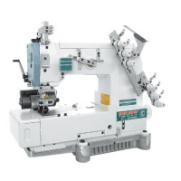 Siruba HF008-03064P/HTF/B511R Трехигольная машина цепного стежка с улиткой "шов в замок" и задним пуллером