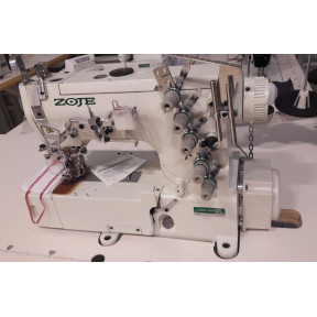 Zoje ZJ-W562A-1-356-BD-D3B Трехигольная пятиниточная плоскошовная машина цепного стежка  