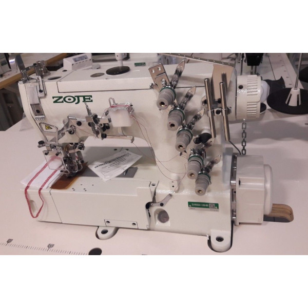 Zoje ZJ-W562A-1-356-BD-D3B Трехигольная пятиниточная плоскошовная машина цепного стежка  