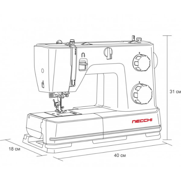 NECCHI Q132A побутова швейна машинка