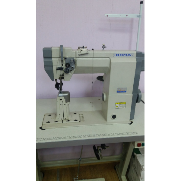 Boma BMA-9910D Промышленная 1-игольная колонковая машина с приводным роликом и прямым приводом