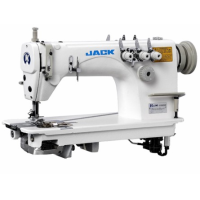 Jack JK-8558W-3 двухигольная швейная машина цепного стежка (последовательная игла)