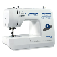 Minerva M32Q Бытовая швейная машинка с горизонтальным челноком