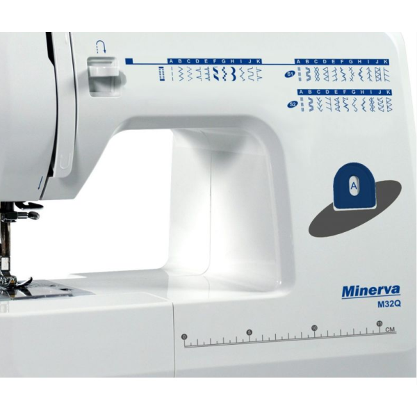 Minerva M32Q Бытовая швейная машинка с горизонтальным челноком