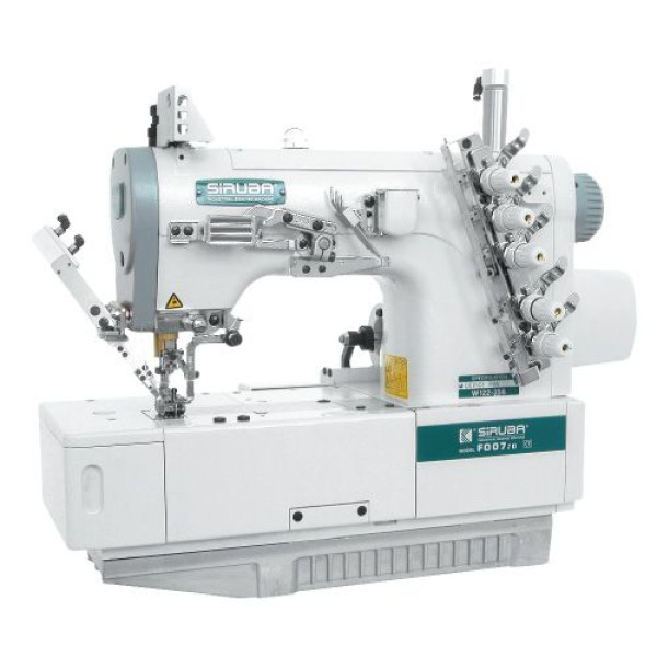 Siruba F007J-W222-240/FHA, F007J-W222-248/FHA Плоскошівна чотириниткова швейна машина (розпошивалка) з підгинанням краю виробу