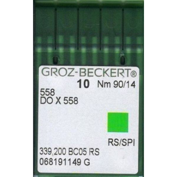 Игла Groz-Beckert 558, DOx558 в упаковке 10 шт.