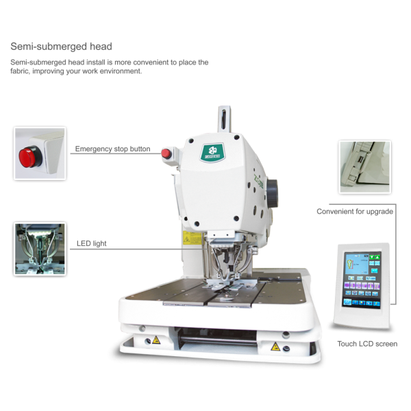  Zoje ZJ5820 Электронная петельная глазковая машина