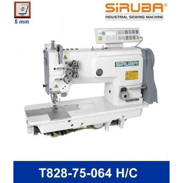 Siruba Т828-75-064H/С Двухигольная машина челночного стежка с автоматикой 