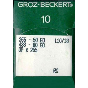 Игла Groz-Beckert 265-50 EO/438-80 EO Упаковка 10шт