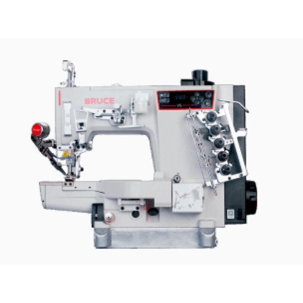 Bruce BRC V5-UT-01GBx356 Промышленная плоскошовная машина с цилиндрической платформой и автоматическими функциями