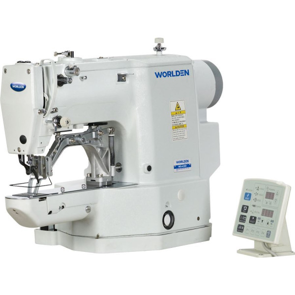 Worlden WD-430D-01 Электронная закрепочная швейная машина челночного стежка с прямым сервомотором