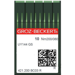 Игла Groz-Beckert UY144GS №200 в упаковке 10 шт