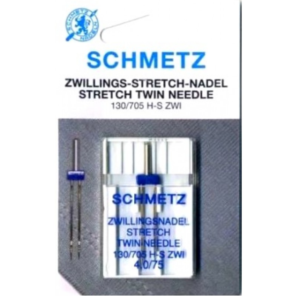Schmetz TWIN STRETCH № 75/4,0 Двойная игла для трикотажа
