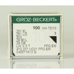 Игла Groz-Beckert 251EL/251LG/300/29BNL Упаковка 10шт