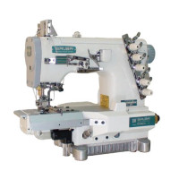 Siruba C007K-W812-356/CRL/RL плоскошовная швейная машина с цилиндрической платформой и левосторонней подрезкой материала