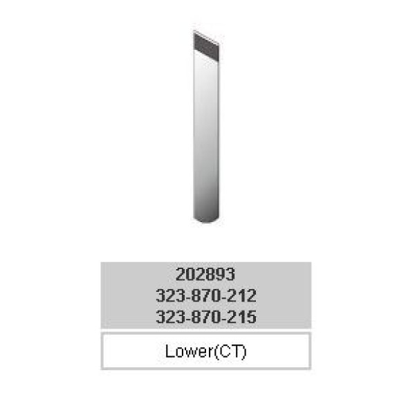 202893CT Нож нижний победитовый
