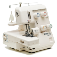 Minerva M 640 DS, 3/4-ниточный бытовой оверлок, 4 вида швов