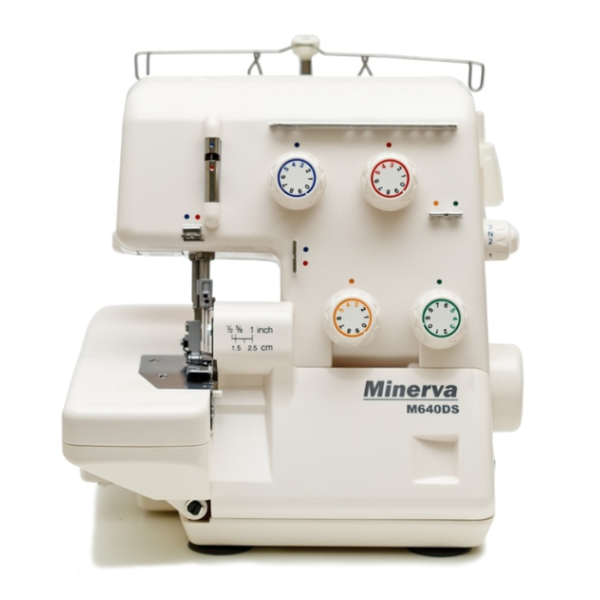 Minerva M 640 DS, 3/4-ниточный бытовой оверлок, 4 вида швов