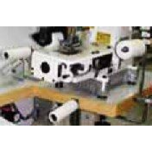 Siruba VC008-04085P/VCE/RL, VC008-04095P/VCE/RL, VC008-04127P/VCE/RL  Четырехигольная машина цепного стежка с цилиндрической платформой и роликами растяжки резинки