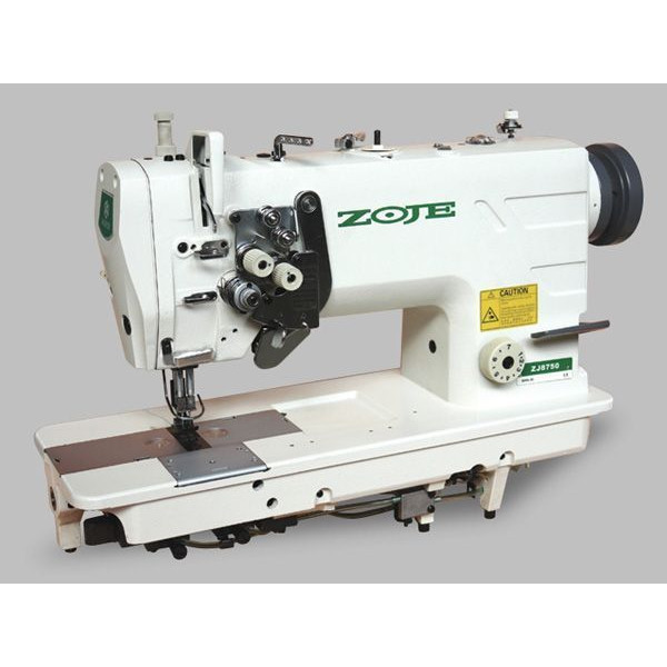 Zoje ZJ8750BD Двухигольная машина челночного стежка с увеличенным челноком и отключением игл