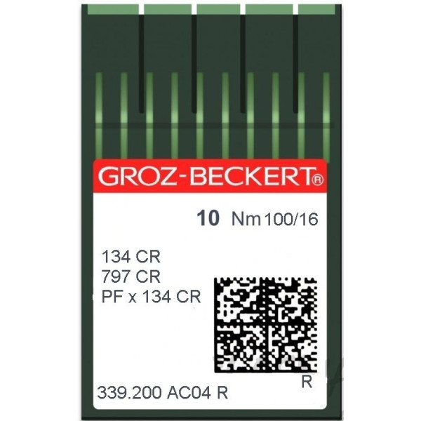 Игла Groz-Beckert 134CR, 797CR, PFx134CR 10 шт/уп