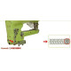 Ming Jang MJ101TX-460-01S/DSV/AT/AW/SSD Промышленный шестиниточный флетлок с подрезкой материала