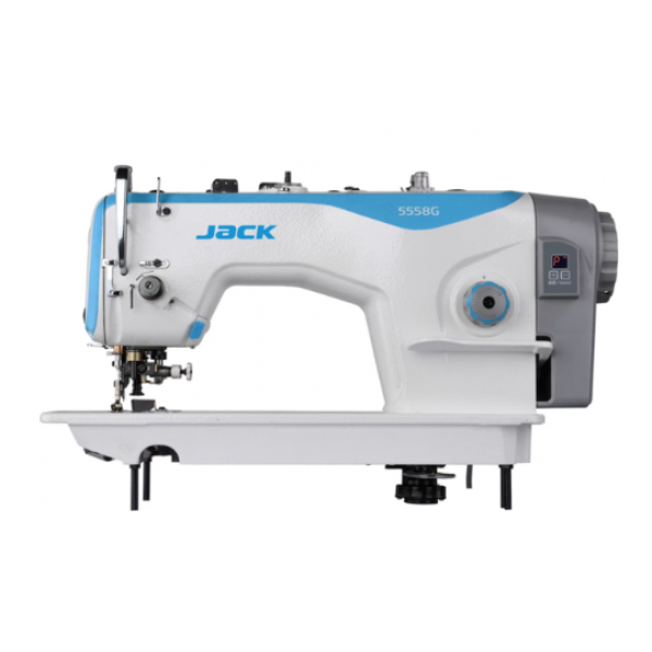 Jack JK-5558G-W Одноголкова машина човникового стібка з обрізанням краю матеріалу