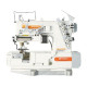 Siruba F007K-W522-240/FR/FFC/LS-A плоскошовна швейна машина (розпошивалка) з пристроєм подачі еластичних мережив та підрізуванням матеріалу праворуч