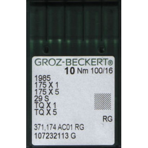 Игла Groz-Beckert 1985, 175x1, 175x5, TQx1 для пуговичной машины 10 шт/уп