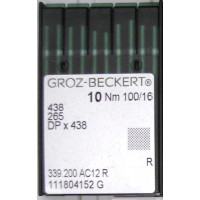 Игла Groz-Beckert 438/265/DPX438 Упаковка 10шт