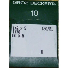 Игла Groz-Beckert 142x5, 1778, DOx5 10 шт/уп