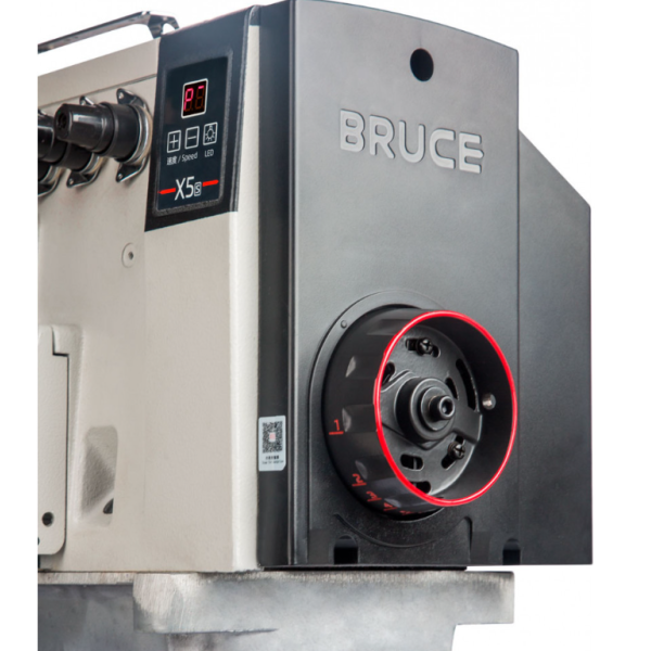 BRUCE X5S-4-MO3/333 Высокоскоростной 4-ниточный промышленный оверлок с быстрой регулировкой зубьев по высоте 