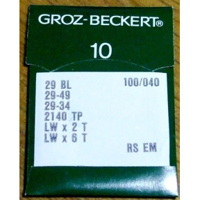 Игла Groz-Beckert LWx6T, 29 BL/29-49/29-34 Упаковка 10шт