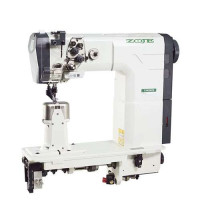 Zoje ZJ9620H двухигольная колонковая обувная машина с унисонным продвижением материала