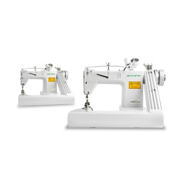 Zoje ZJ928XH-PL трехигольная машина цепного стежка с П-образной платформой