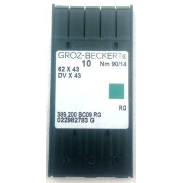 Игла Groz-Beckert 62x43, DVx43 №75 в упаковке 10 шт