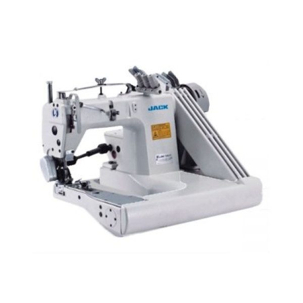 Jack JK-T9270D-12-2PL-Q двухигольная машина цепного стежка с П-образной платформой и встроенным приводом
