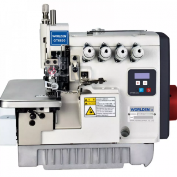 Worlden WD-6800D-5 двухигольная пятиниточная стачивающе-обметочная машина