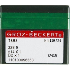 Игла Groz-Beckert 328S, 428S, 214x2NCR №180 для кожи на мокасинную машину 10 шт/уп