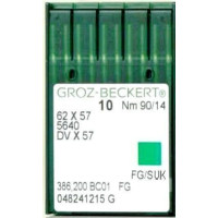 Игла Groz-Beckert 62x57, 5640, DVx57 FG под трикотаж на многоигольные машины 10 шт/уп