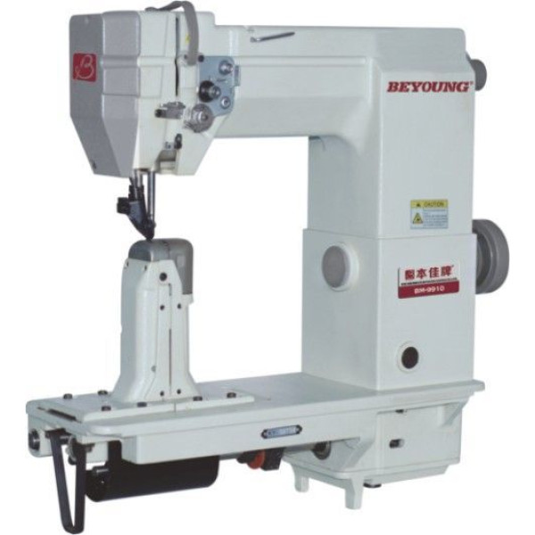 Beyoung BM-9910 одноигольная колонковая машина с приводным роликом