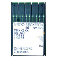 Голка Groz-Beckert DBxK5 KK, 1738KK, DB-N20 вишивальна 10 шт / уп
