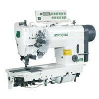 Zoje ZJ2875-5-BD-D3/PF Двухигольная машина челночного стежка с увеличенными челноками и автоматикой для тяжелых тканей