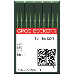 Игла Groz-Beckert 490/860/2331/EBX1 Упаковка 10шт