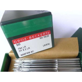 Игла Groz-Beckert 794LR, DYx2LR №200 для кожи на экстра тяжелые машины 10 шт/уп