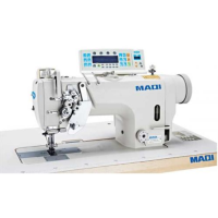 MAQI 8750N-D4 Двухигольная промышленная швейная машина с отключением игл, увеличенным челноком и полной автоматикой