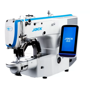 Jack JK-T1900GH-D Високошвидкісна електронна Закріплювальна машина з площею шиття 30 × 40мм для важких тканин