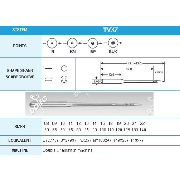 Игла Dotec TVx7 Упаковка 10шт