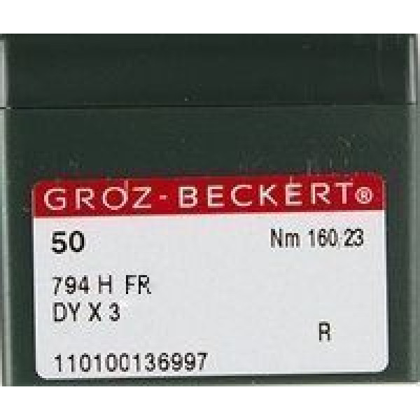 Игла Groz-Beckert 794H FR на экстра тяжелые машины 10 шт/уп