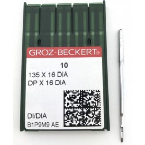 Игла Groz-Beckert 135x16DIA, DPx16DIA для кожи 10 шт/уп